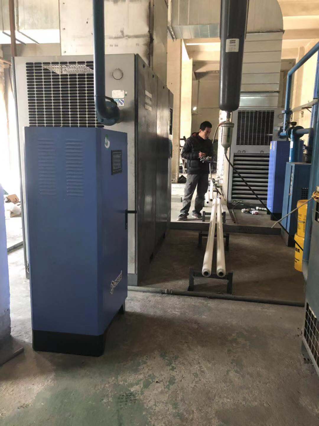 空壓機余熱回收安裝工程案例